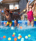 Reusable Water Bomb balloons, Summer Toy Water Toy for Boys and Girls, Pool Beach Toys for Kids ages 3-12, Outdoor Activities Water Games Toys Self Sealing Water Splash Ball for Fun(12Pack)