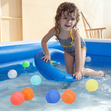 Reusable Water Bomb balloons, Summer Toy Water Toy for Boys and Girls, Pool Beach Toys for Kids ages 3-12, Outdoor Activities Water Games Toys Self Sealing Water Splash Ball for Fun(12Pack)