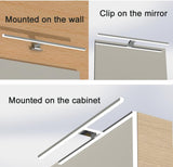 Aourow LED Mirror Light 5W 500 Lumen 30 cm Cool White 6000 K Waterproof IP44 Wardrobe Bathroom Spotlight 230 V