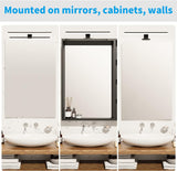 Aourow LED Bathroom Mirror Light, 5 W, 300 mm, 500 lm, Bathroom Mirror, Neutral White, 4000 K, IP44 Waterproof, 230 V Mirror Cabinet Lighting Class II