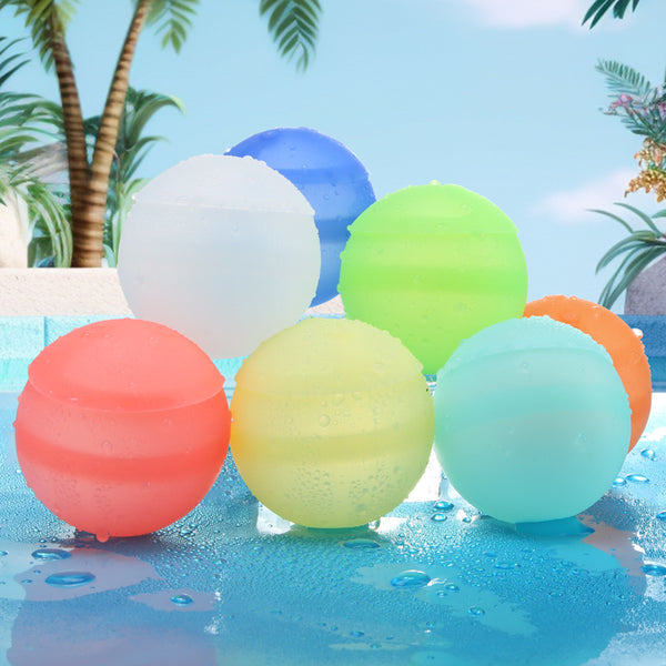 Reusable Water Bomb balloons, Summer Toy Water Toy for Boys and Girls, Pool Beach Toys for Kids ages 3-12, Outdoor Activities Water Games Toys Self Sealing Water Splash Ball for Fun(12Pack)