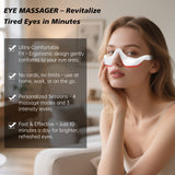 Under-Eye Red Light Therapy Device Glasses Message Mask For Eye Bags Dark Circles Puffiness Wrinkles Fine Lines