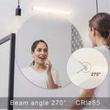 Bathroom LED mirror lamp 10W 1200LM 40cm 230V 4000K, class II waterproof IP44 mirror light bathroom, bathroom lamp no flicker bathroom lamp wall lighting neutral white 400mm