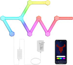 Hexa Light Panels, Wi-Fi Light Panels with DIY Decoration, Music Sync, Works with Alexa and Google Assistant for Living Room, Bedroom and Playrooms, 18 Packs