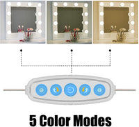 Vanity Mirror Lights,Hollywood Style Mirror Lights Kit Dimmable LED Bulbs,Vanity Makeup Light for Dressing Mirror(USB Cable,Not Include Mirror)