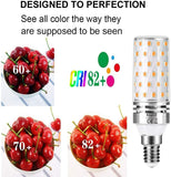 E14 LED Light Bulb 12W,Equivalent to 100W Halogen lamp,LED Bulb E14 Warm White 3000K,1200LM Corn Bulb,Not Dimmable,No Flickering AC100-240V,Pack of 4