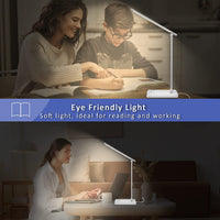 Desk lamp LED 6W Table lamp dimmable Bedside lamp,Table lamp 5 Light Colors 5 Brightness Levels,USB Type C,Table lamp Eye Protection Touchscreen,Reading Light Ideal for Readers,Children