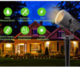 LED Garden Lights 5W COB Outdoor IP65 Waterproof Landscape Lamp Spotlight 12V Low Voltage Warm White 3000KDecorative Lighting for Garden Yard Pathway (4 Pack)