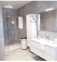 Aourow Led Mirror Light Bathroom 10W 820LM 40cm 230V 4000K,Stainless Steel 3-in-1 IP44 Class II Slim 400mm Bath Mirror Lamp,No Flicker, Mirror Front/Wall Lighting Neutral White 400mm
